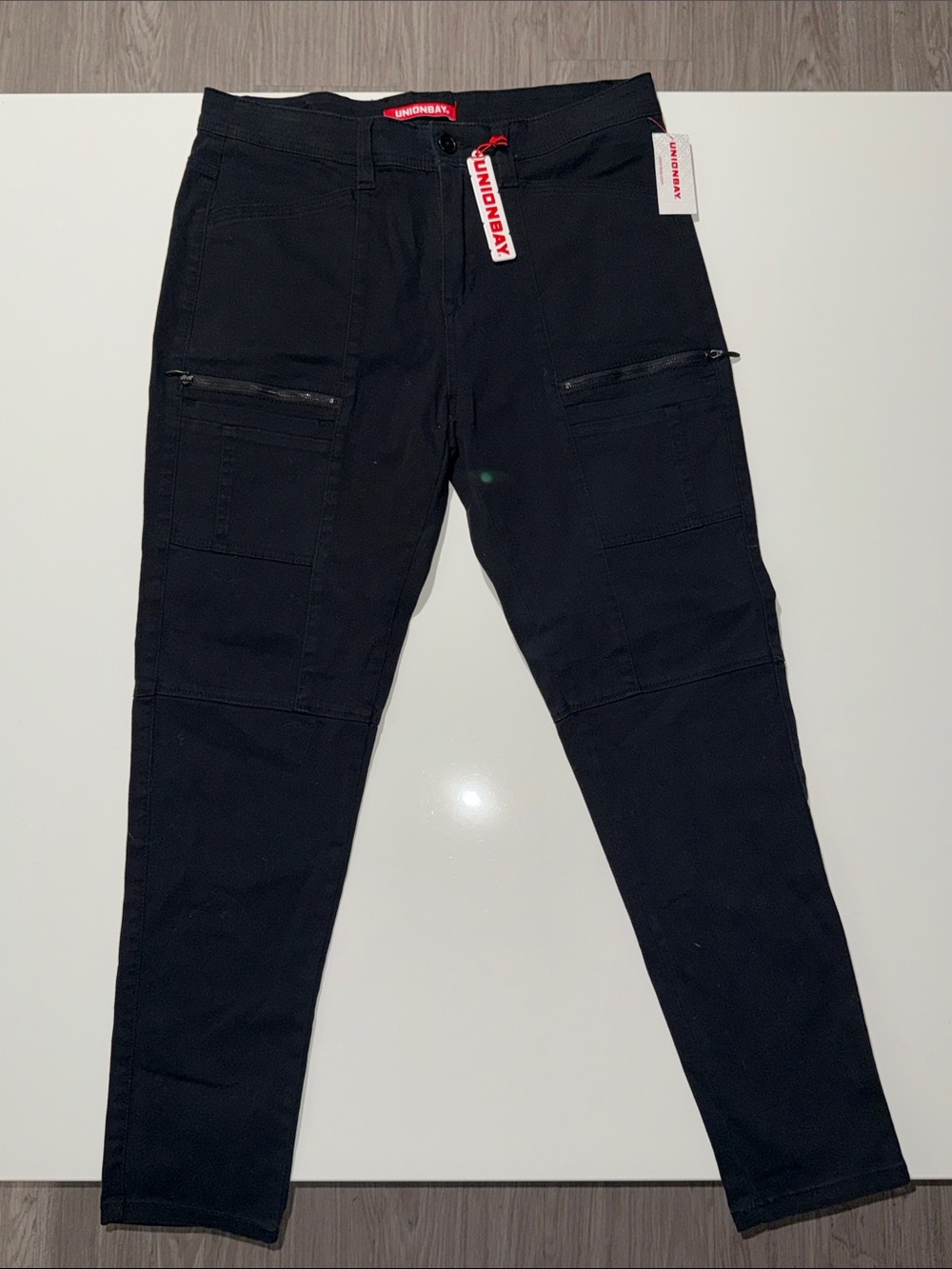 UNIONBAY Vintage Union Bay Cargo Pant Black Juniors Size 11 /30W